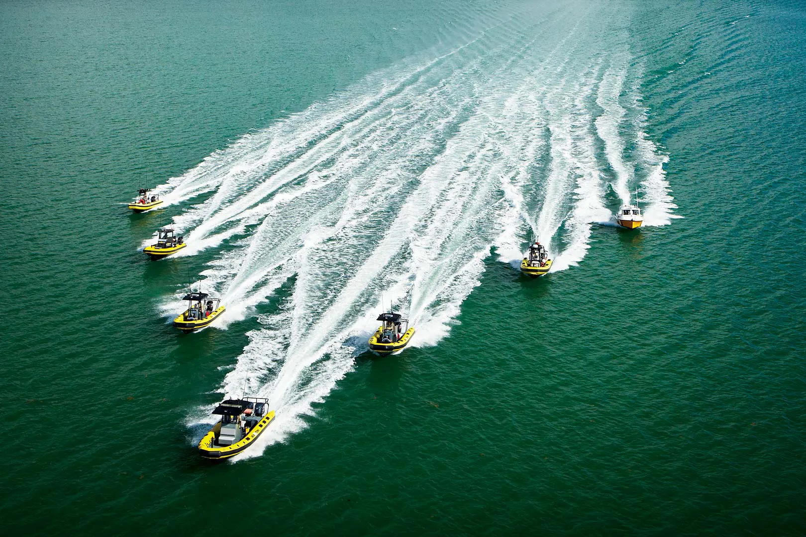 Fleet of 7 sea tow boats